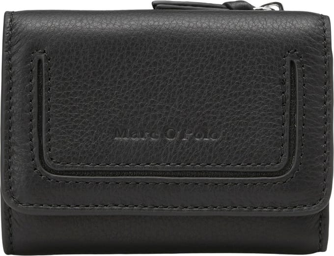 Marc O'Polo Portemonnee Combi Wallet Black Zwart