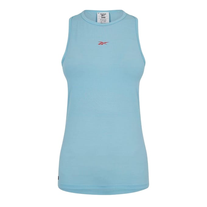 Reebok Les Mills Activchill-tanktop voor dames (Lichtblauw)
