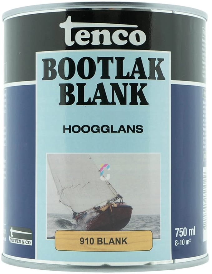 Tenco Bootlak Hoogglans Blank 910 0,75l