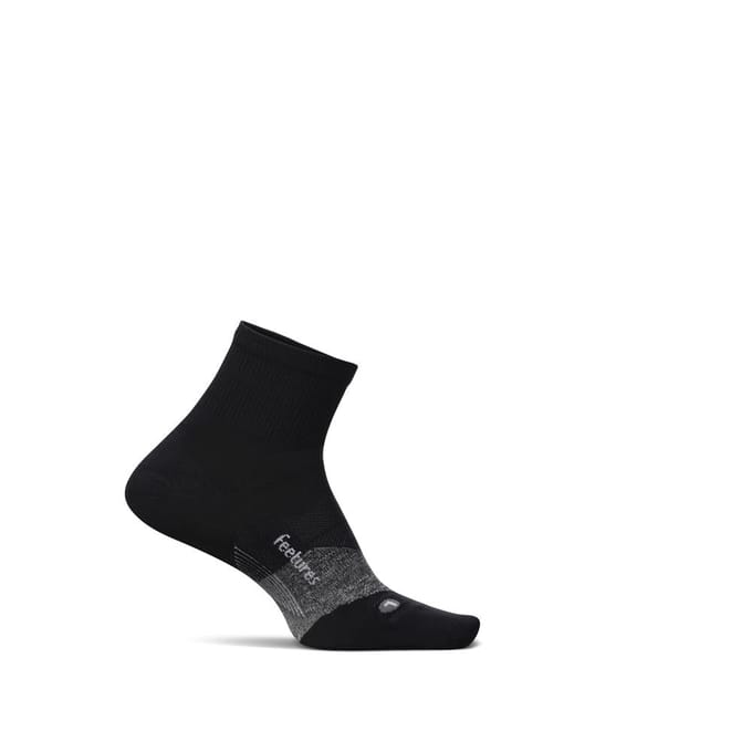 Feetures - Elite Ultra Light Quarter - Black - Zwart / MEDIUM