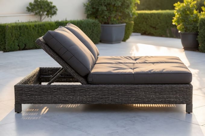 Luxe Ligbed – Zwart – Industrohome