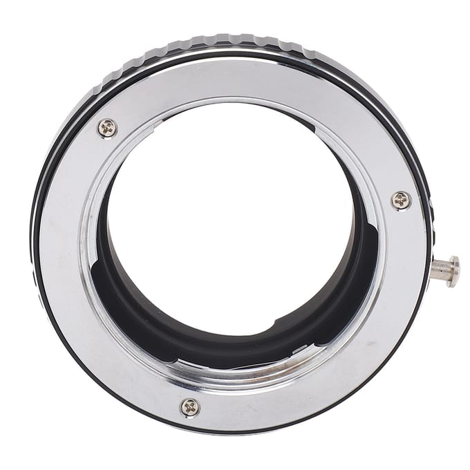 Lensvattingadapter Aluminiumlegering Nauwkeurige Montage MD naar L M-vatting Lensadapter voor Minolta MD-vatting white