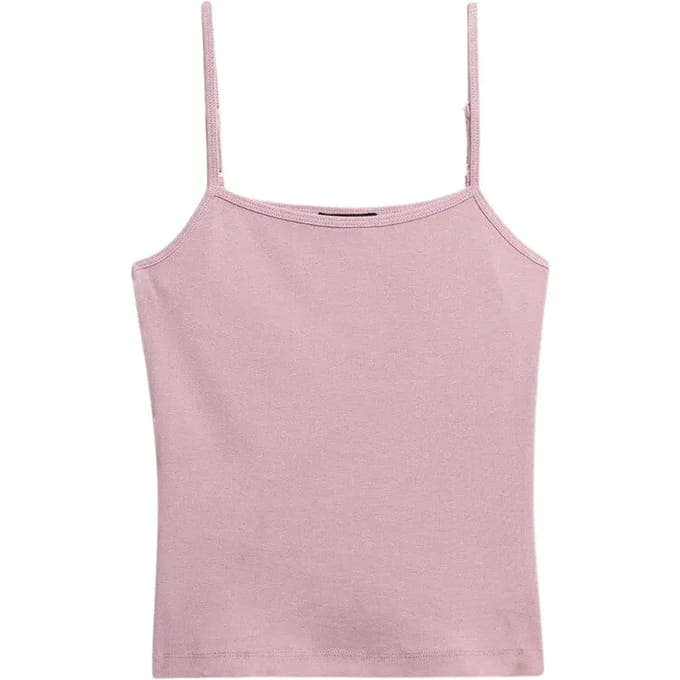 Fijn geribbeld tanktop voor dames Superdry