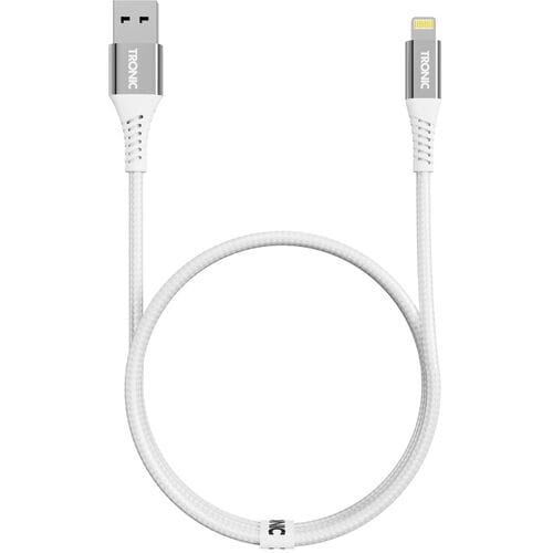TRONIC Laadkabel 1 m (USB-A - 8-pins wit)
