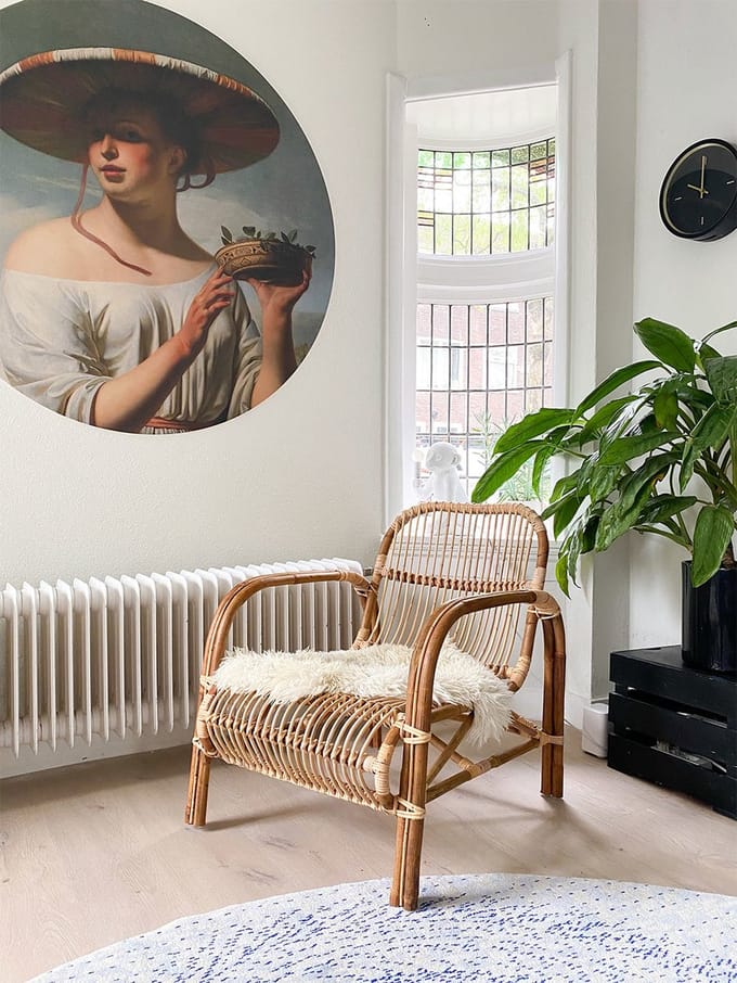 Rotan Loungestoel Boaz - 62x80xH72 cm