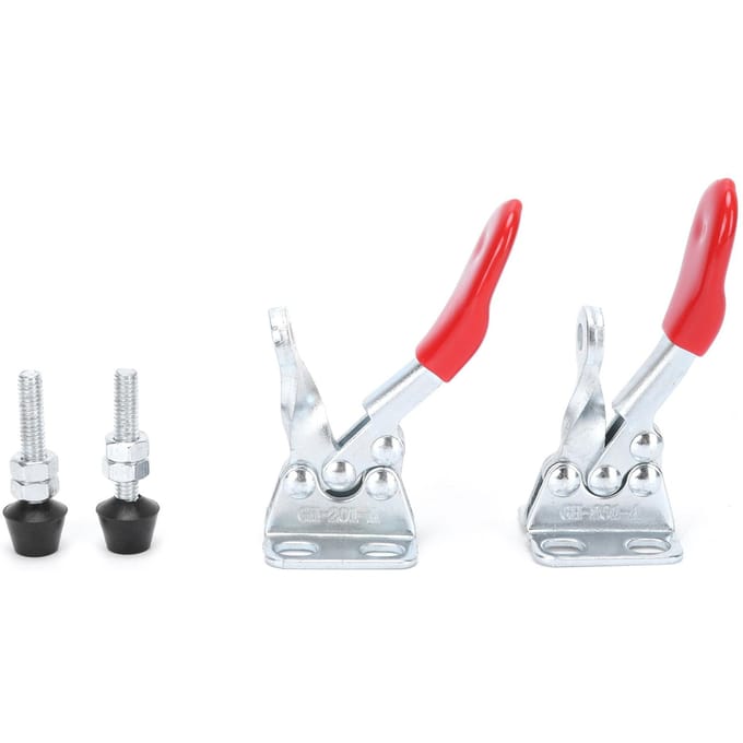 2Set Neerhouder Knevelklem LD GH?201?Een Klemmal 30kg Houdcapaciteit white