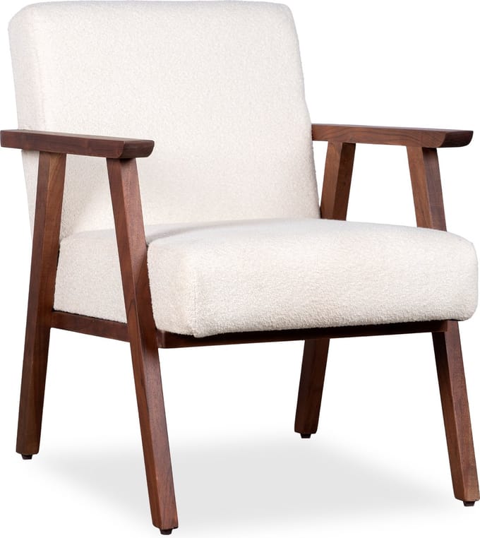 Lewis & Loft Fauteuil Loïs – Lounge stoel – FSC® Acacia hout – Bruin