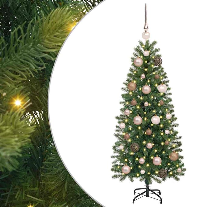 vidaXL - Kunstkerstboom - Groen - 120 - cm - PE - en - PVC
