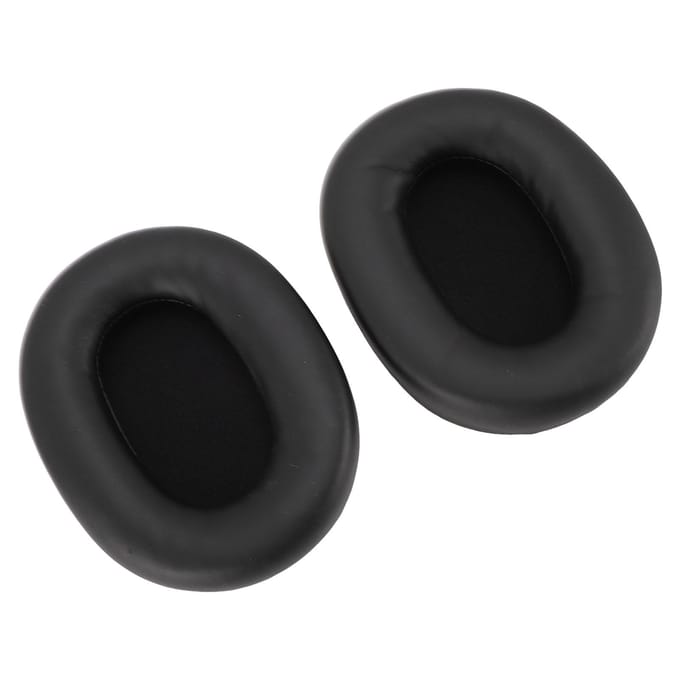 Coussinets d'oreille de remplacement pour INZONE H9 WH G900N H7 WH G700 Cuir protéiné Mousse à mémoire de forme Éponge black
