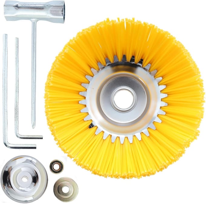 Universele Nylon Borstelkop voor Bosmaaier - 200mm Onkruidborstel Set