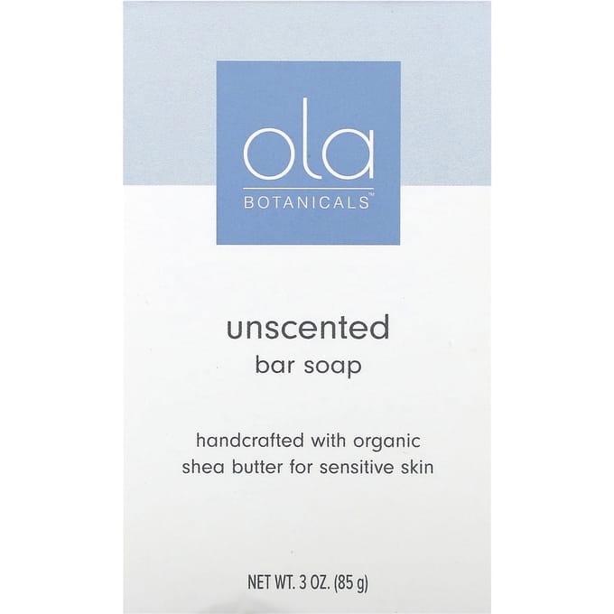 Dr. Mercola, Ola Botanicals, Bar Soap, Unscented, 3 oz (85 g) gray