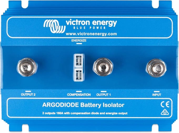 Accu Isolator - Batterij Scheider - Meerdere Accu's - 160 Ampère Capaciteit - 6x15x12 cm