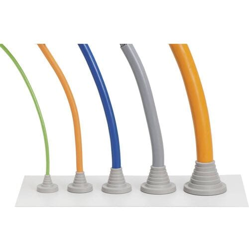 Icotek KEL-DPF 25/3-12 Klem-Ø (max.) 12 mm Polyamide, Elastomeer Grijs 1 stuk(s)