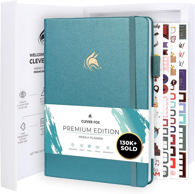 Planner - Aquamarine - Premium editie - Ongefilterd - Voor Iedereen