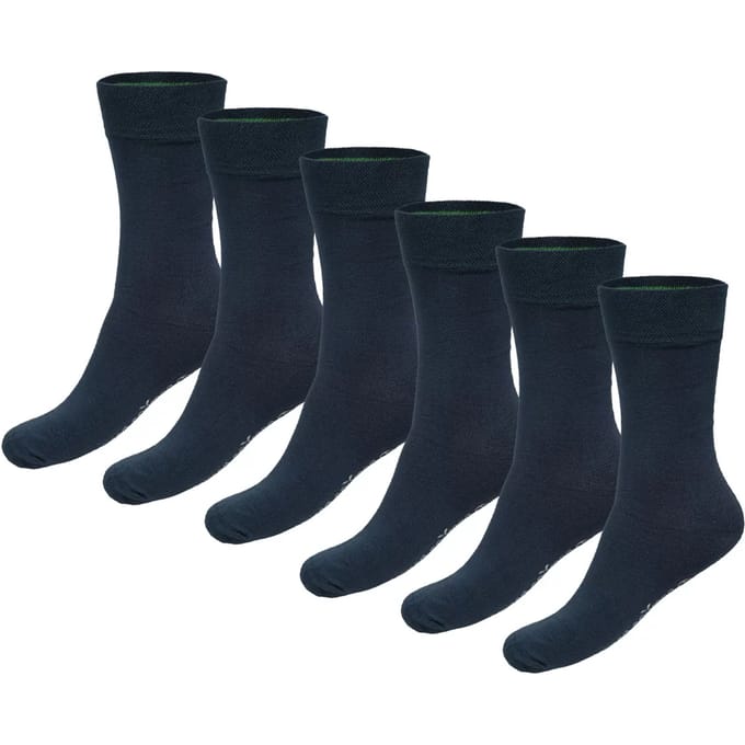 Bamboo Basics Navy Sokken Beau - 6-pack - Maat 35-40 - Bamboe Sokken - Normale Sokken