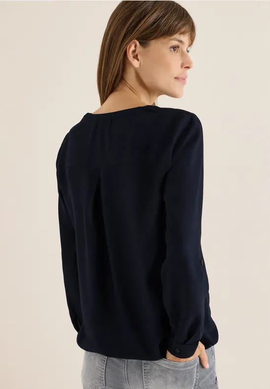 Blouse in effen kleur