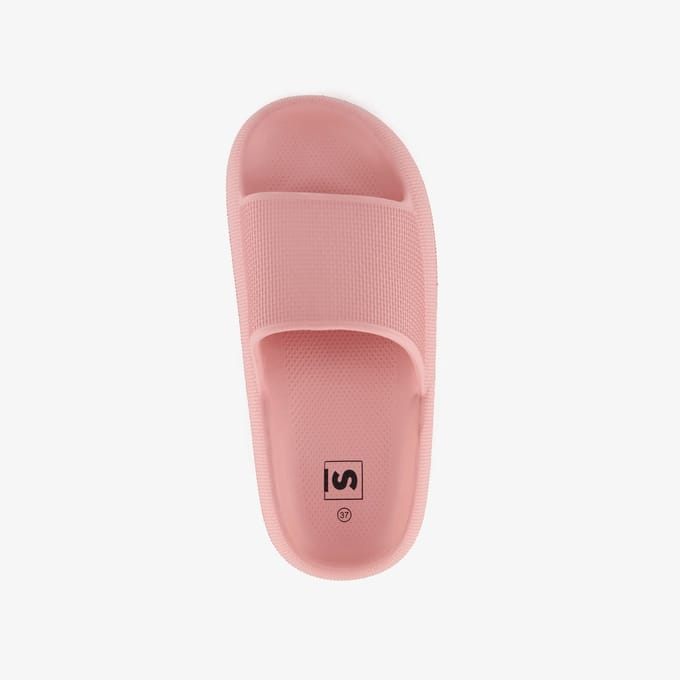 Dames badslippers lichtroze - Maat 37