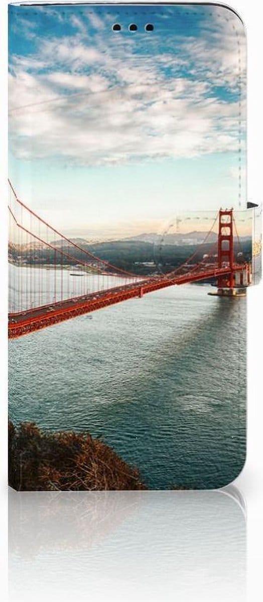 Samsung Galaxy S9 Plus Flip Cover Golden Gate Bridge