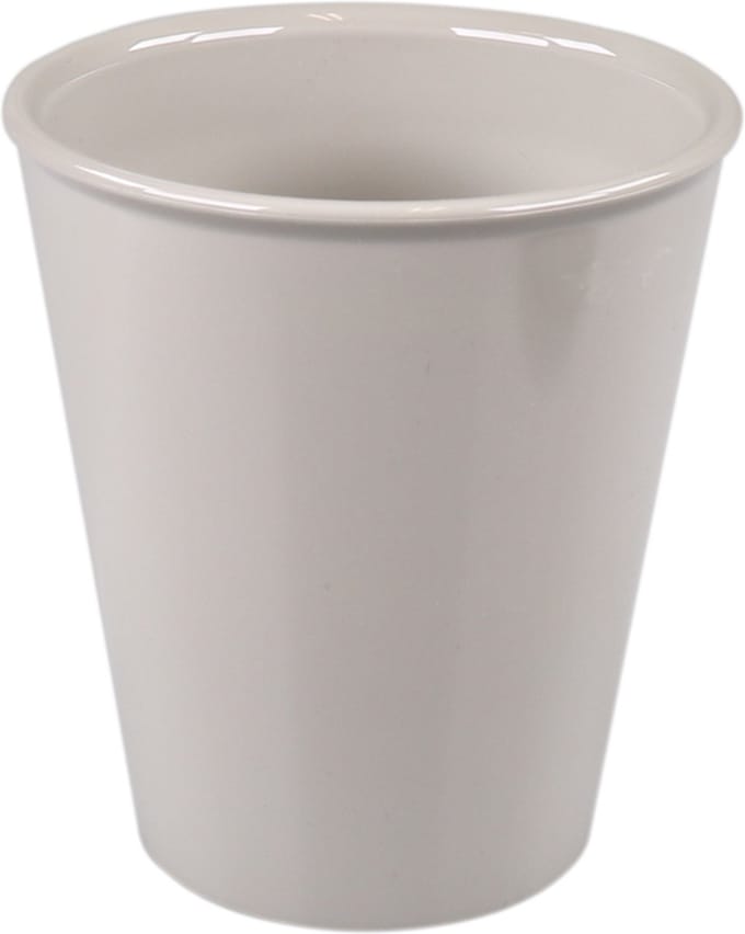 Ornamin - Beker - SAN - reusable - onbreekbaar - 300ml - beige - 10 stuks