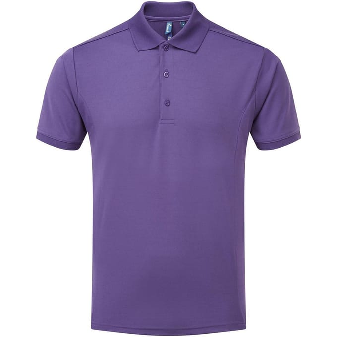 Premier Heren Coolchecker Poloshirt (Paars)