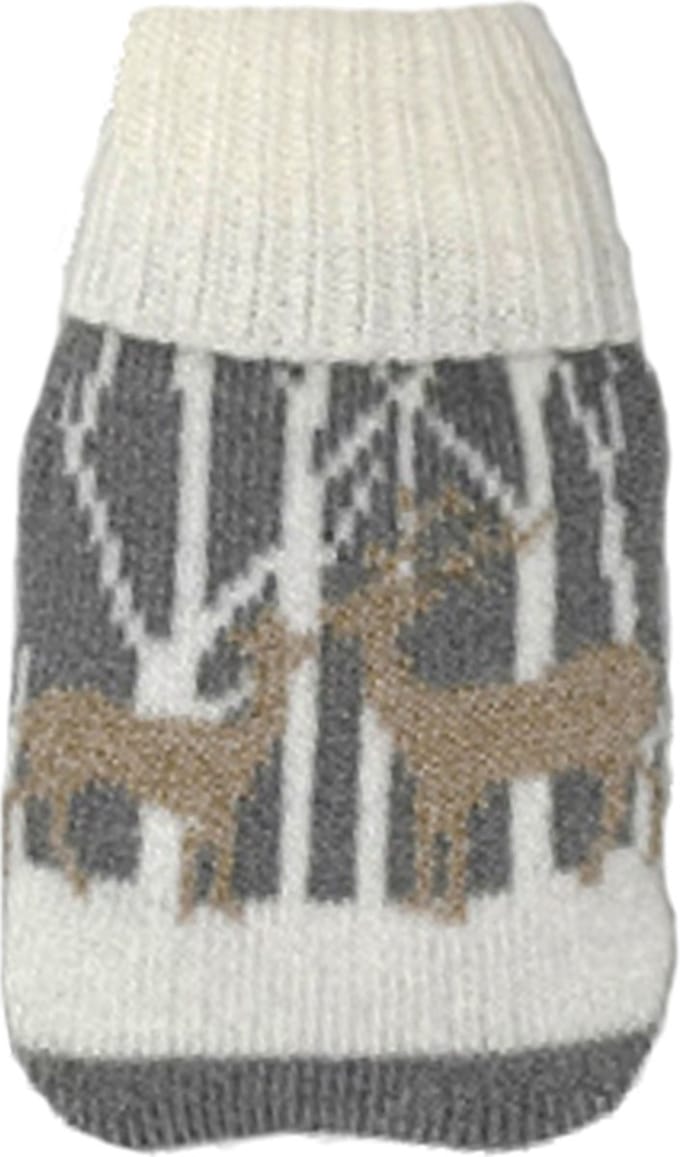 Handwarmer / Zakwarmer Rendier Bos -  Wit– 12x7 cm – Veilig en herbruikbaar