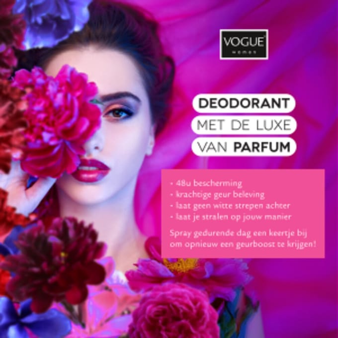 Vogue - Parfum Deodorant Reve Exotique - 3 x 150 ml - Voordeelverpakking