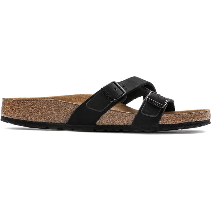 Damessandalen van nubuckleer Birkenstock Yao