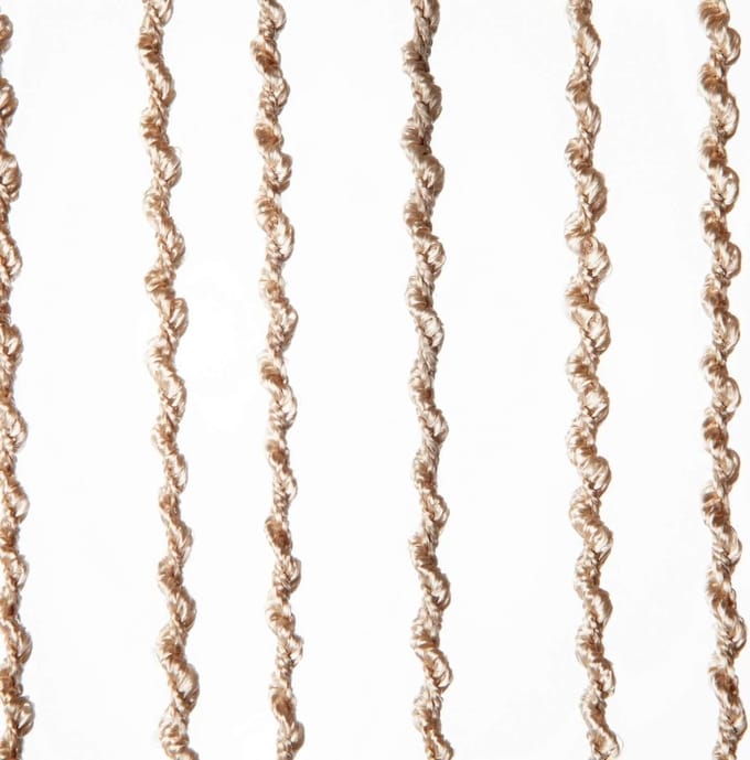 2LIF Charleston Beige Draadgordijn deur - 90 x 250 cm