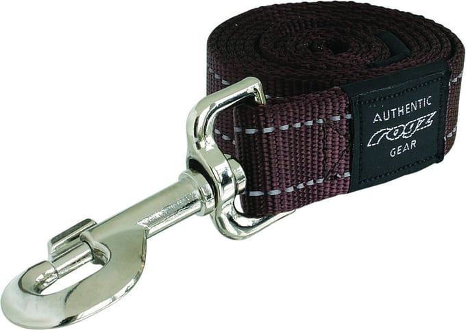 Rogz Utility Lijn Bruin - Hondenriem - 120x2.5 cm