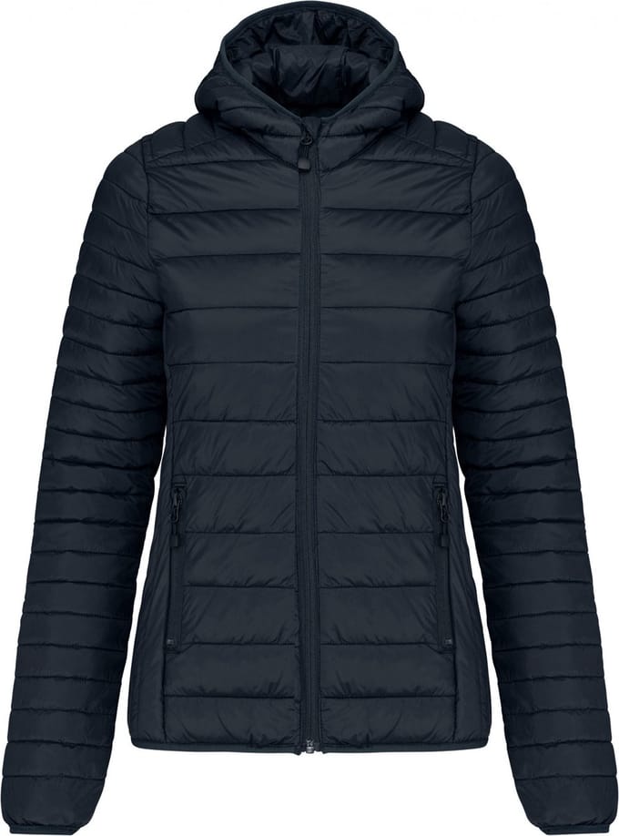 Kariban Ladies' lightweight hooded padded jacket K6111 - Navy - M