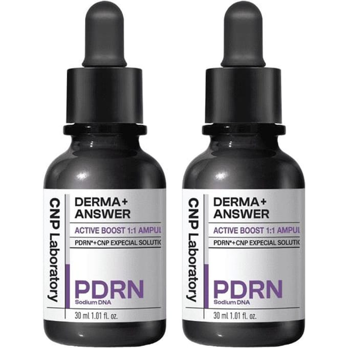 [CNP] Ampoule PDRN Active Boost Réponse Derma Double Set 30 ml x 2 black
