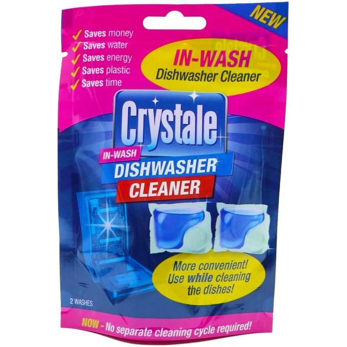 Crystale Inwash Vaatwasser Reiniger 2 st