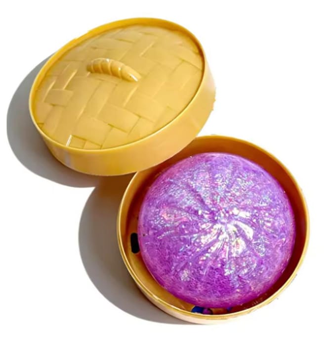 Nieuw 1-12 stuks Glitter Dumpling Glitter Dumpling Squishy met Doos Dumplings Sensorisch Knijpspeelgoed voor Stressverlichting