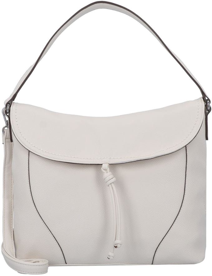 TOM TAILOR Schoudertas Malia Hobo Bag Cream White Crème