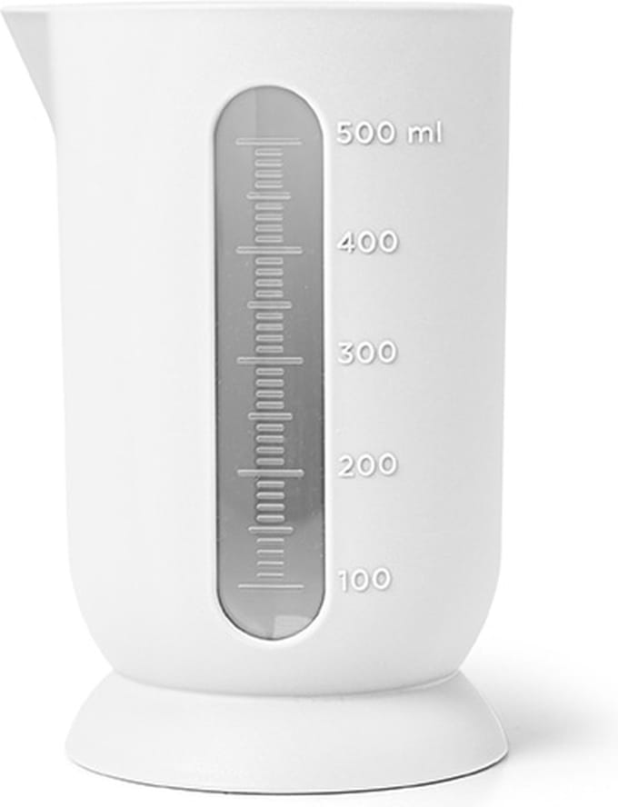 B+ Design - Maatbeker QB - 500 ml - Ø 8,7 x H 14 cm - Wit