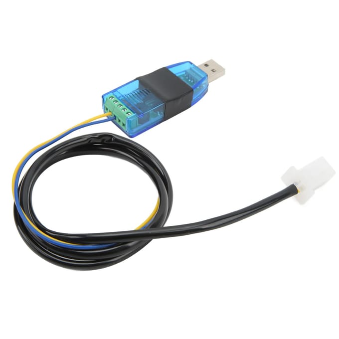 Elektrische Fiets Programmeerbare USB Datakabel Baudrate 115200 voor VOTOL Controller EM 150 2 200 2 260 2 gray