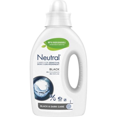 Neutral - Vloeibaar Wasmiddel Zwart - 1 liter - 20 wasbeurten