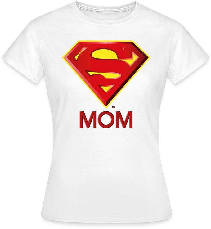 Superman Super Mom Moederdag T-Shirt Dames