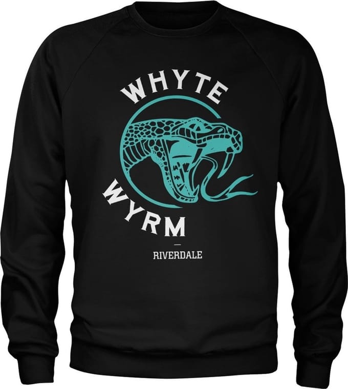 Riverdale Whyte Wyrm-sweatshirt, zwart