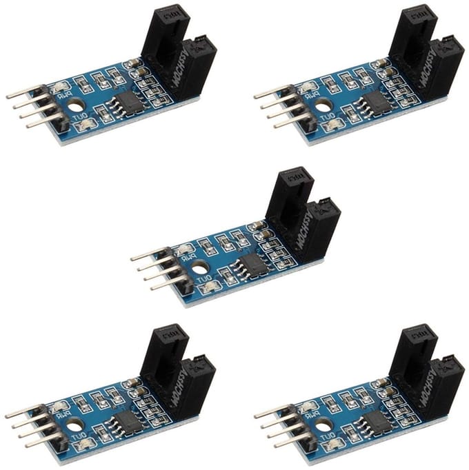 5 Pack IR Optocoupler Snelheidsensor Module LM393 voor Arduino - Elektronica, Sensoren en DIY Projecten