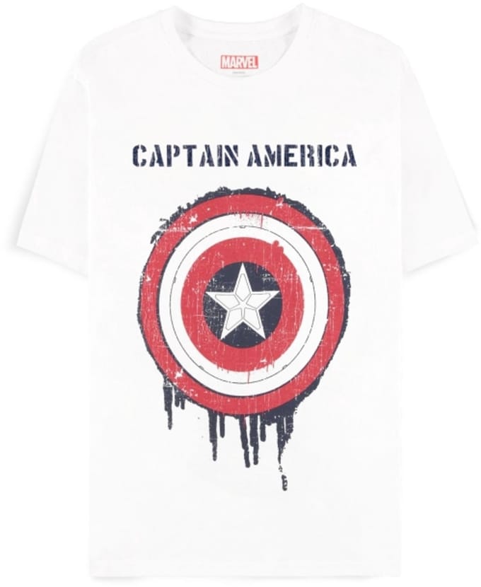 Captain America Brave New World - Shield Heren T-shirt - wit - M