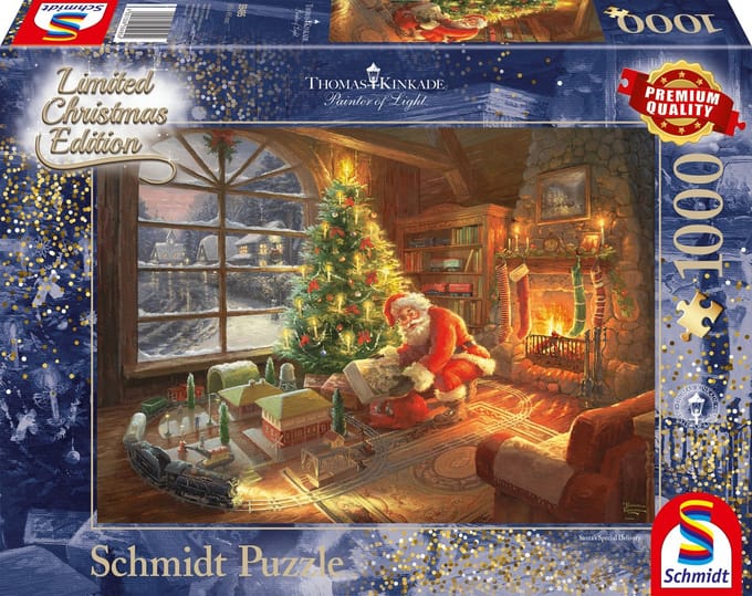 Schmidt Puzzle Legpuzzel Santa Is Here Karton 1000 Stukjes
