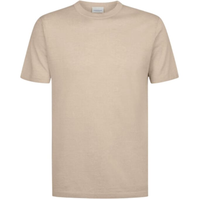 Profuomo T-shirt Crew Neck Ss T-shirts Beige Ppxt10006