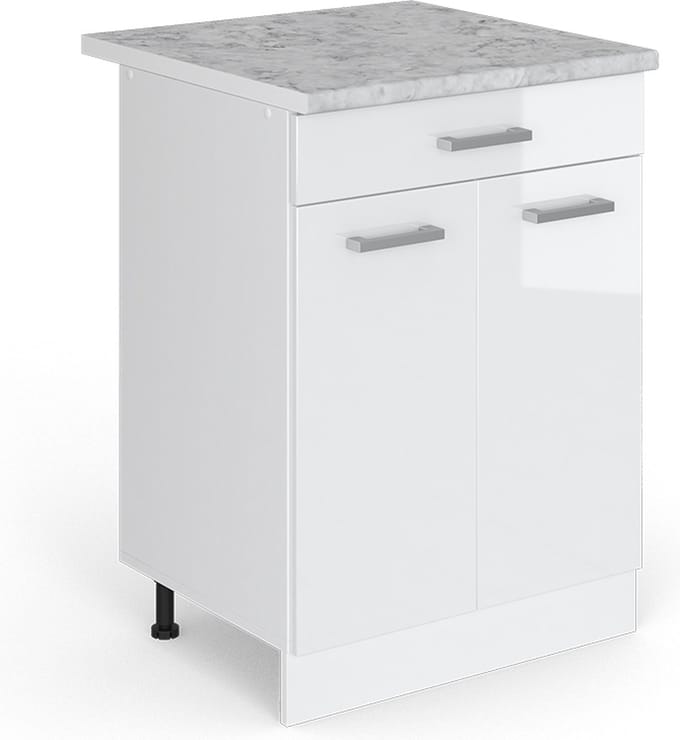 Vicco R-Line Universele onderkast – 60 cm met laden Wit Hoogglans