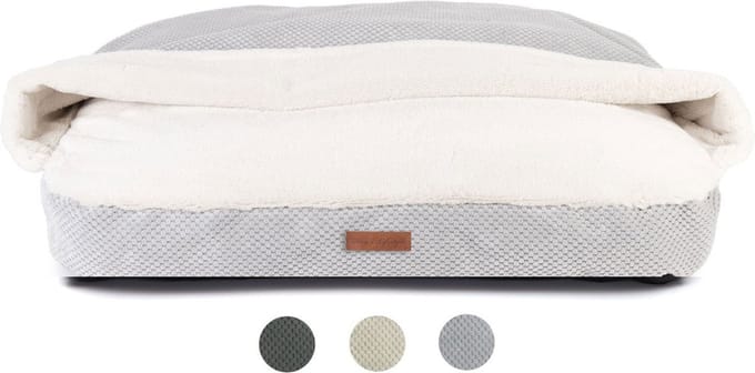 Snuggle Cave Hondenkussen Supersoft Grijs M 80cm - Wasbare Hoes