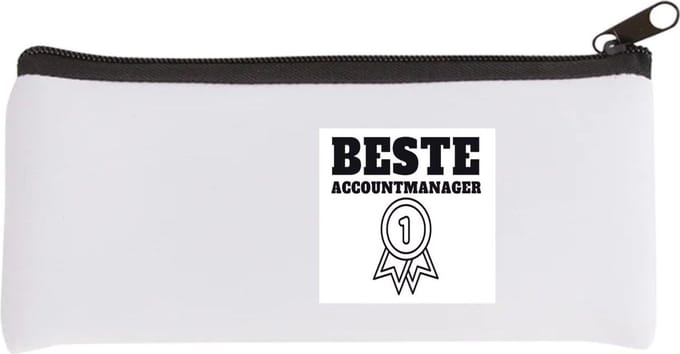 Akyol - beste accountmanager Etui - Beste accountmanager - collega - welkom - afscheid - 20 bij 9 cm