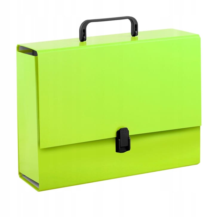 Penmate A4 map met handvat, 10 cm, lichtgroen
