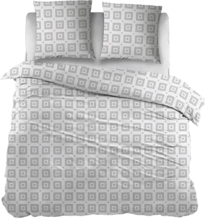 Sleepnight Lakenset Flanel Ilse Grijs - 180 x 290 cm + 1 kussensloop - [Grijs]