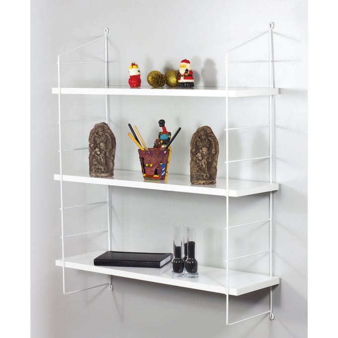 Asir - Wandplank - Wit - 83 x 21 x 8