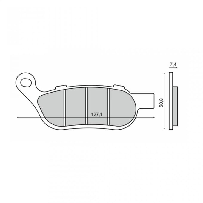 Plaquette de frein Sinter pour Deux Roues GZM / AR / 4229808 Neuf